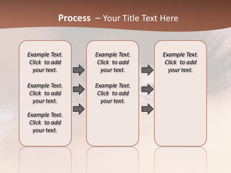 Eye Eyelid Look PowerPoint Template