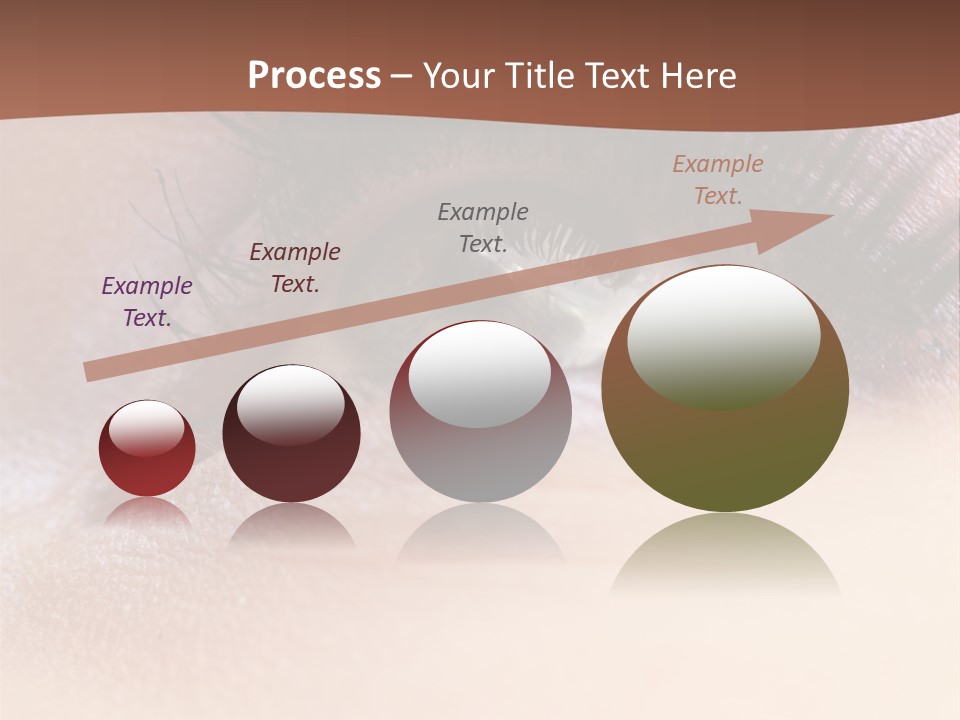 Eye Eyelid Look PowerPoint Template