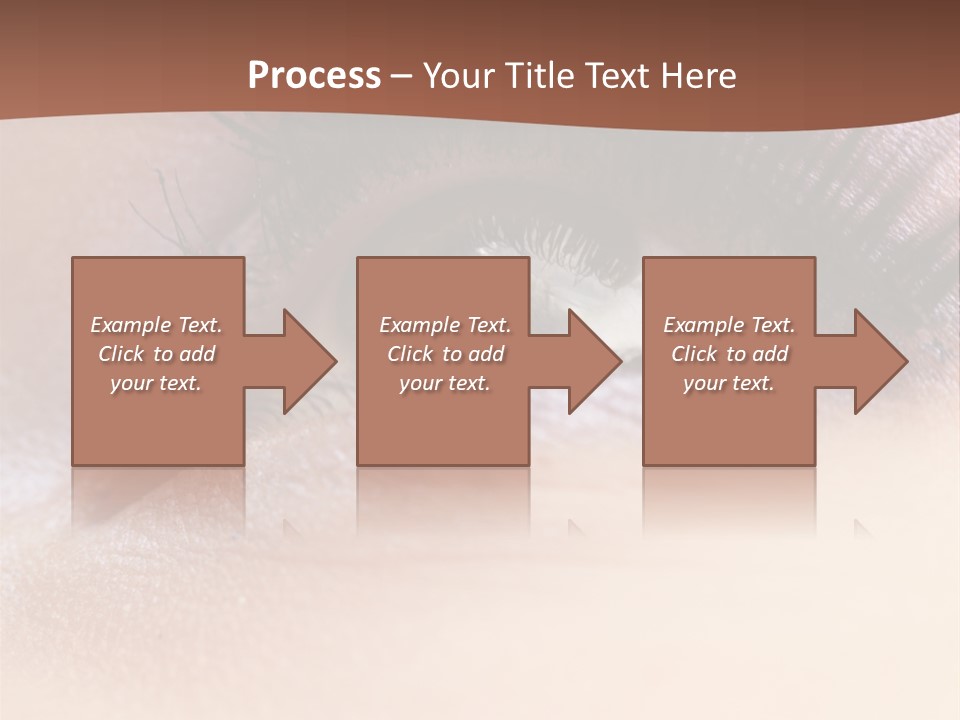 Eye Eyelid Look PowerPoint Template