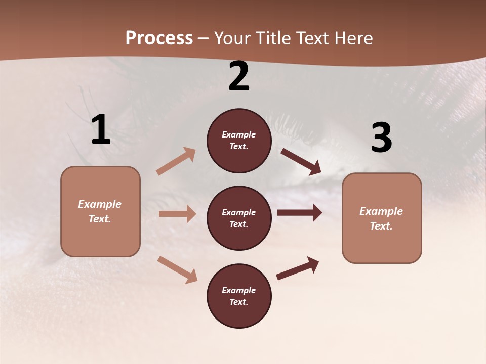 Eye Eyelid Look PowerPoint Template