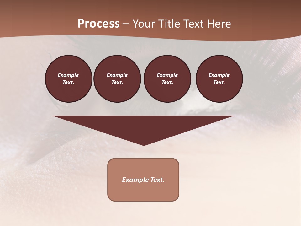 Eye Eyelid Look PowerPoint Template