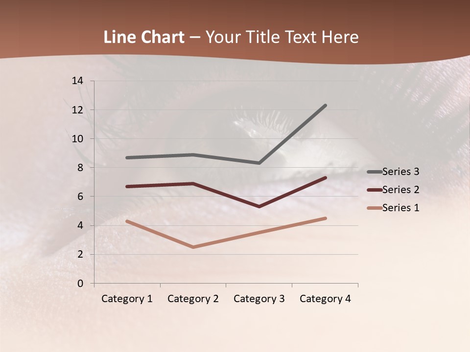 Eye Eyelid Look PowerPoint Template