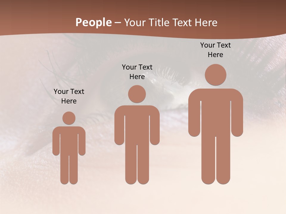 Eye Eyelid Look PowerPoint Template