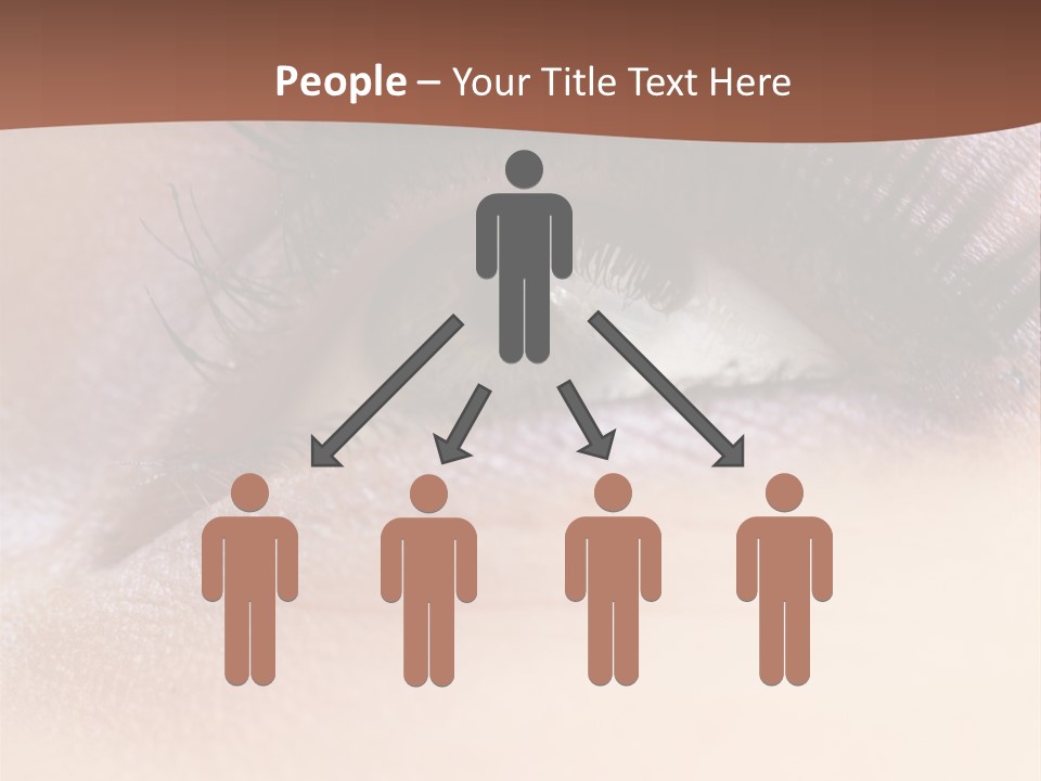 Eye Eyelid Look PowerPoint Template