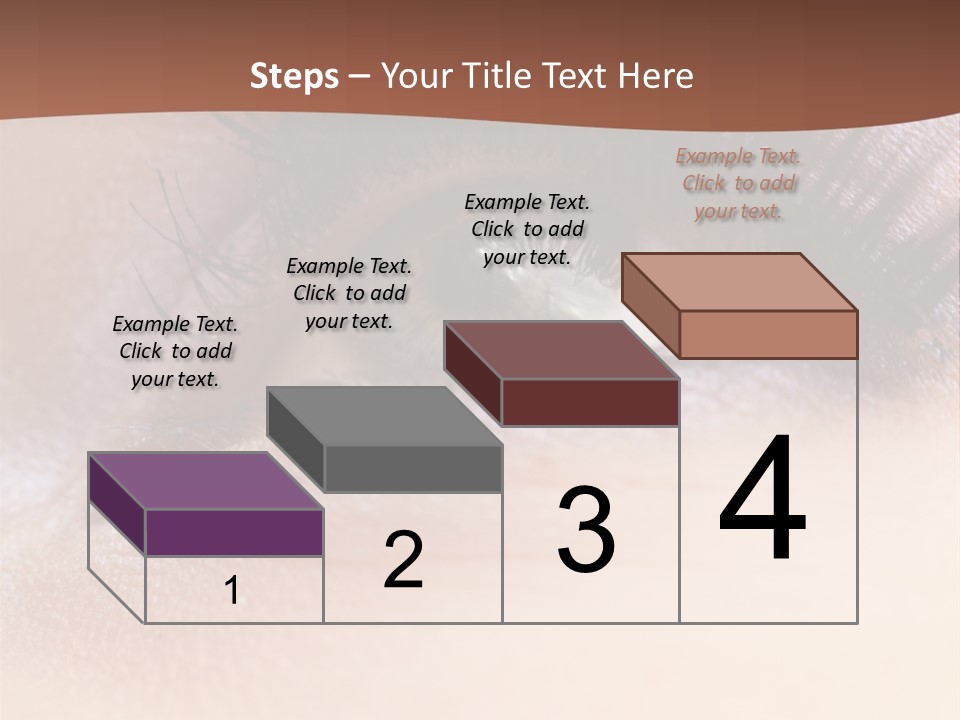 Eye Eyelid Look PowerPoint Template