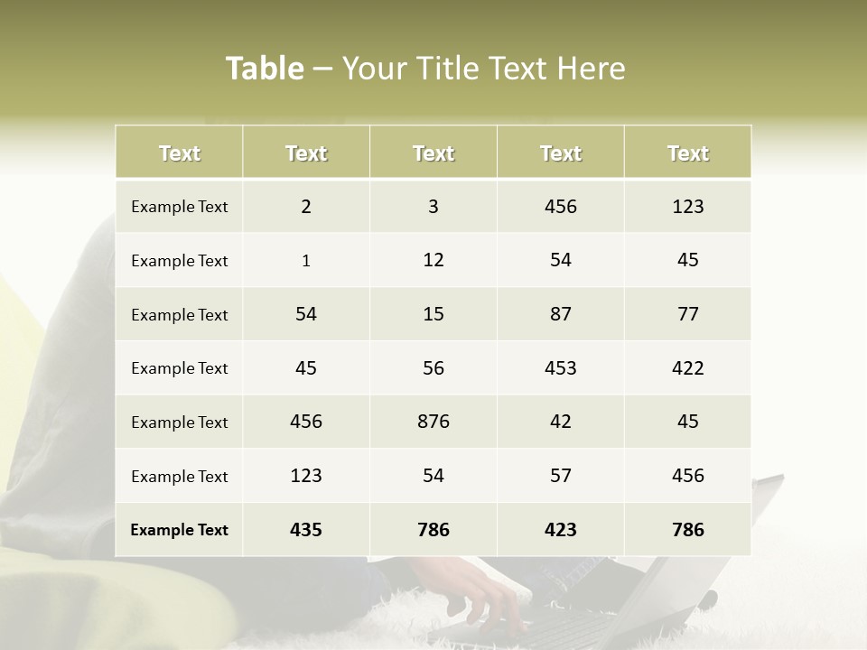 Smile Length Communication PowerPoint Template