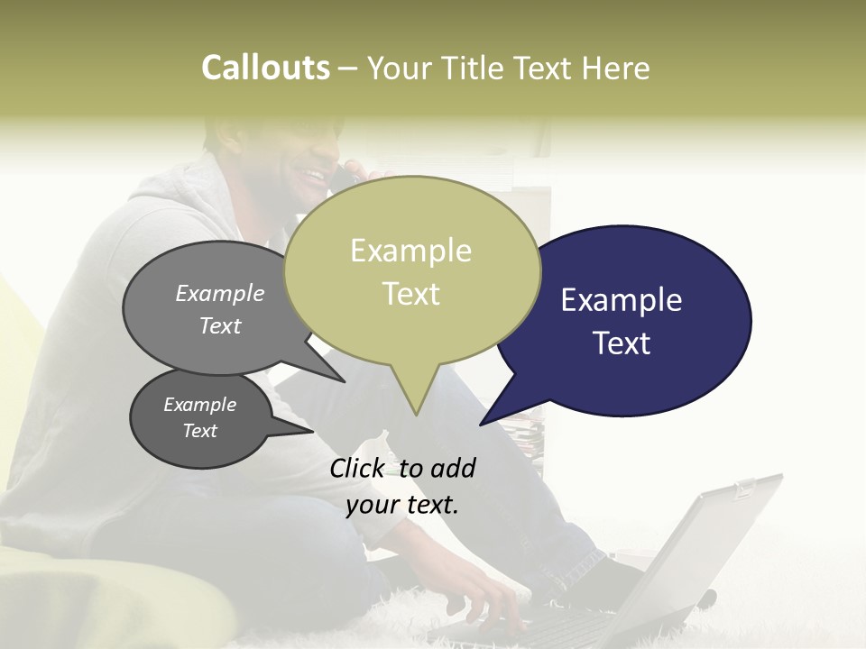 Smile Length Communication PowerPoint Template