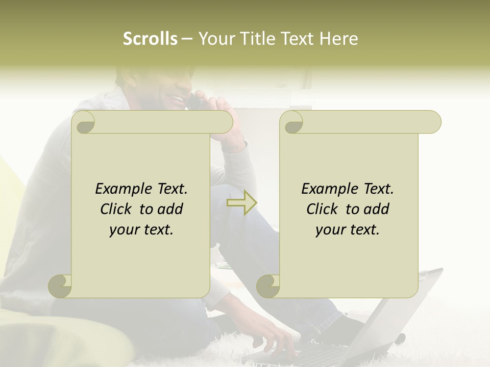 Smile Length Communication PowerPoint Template
