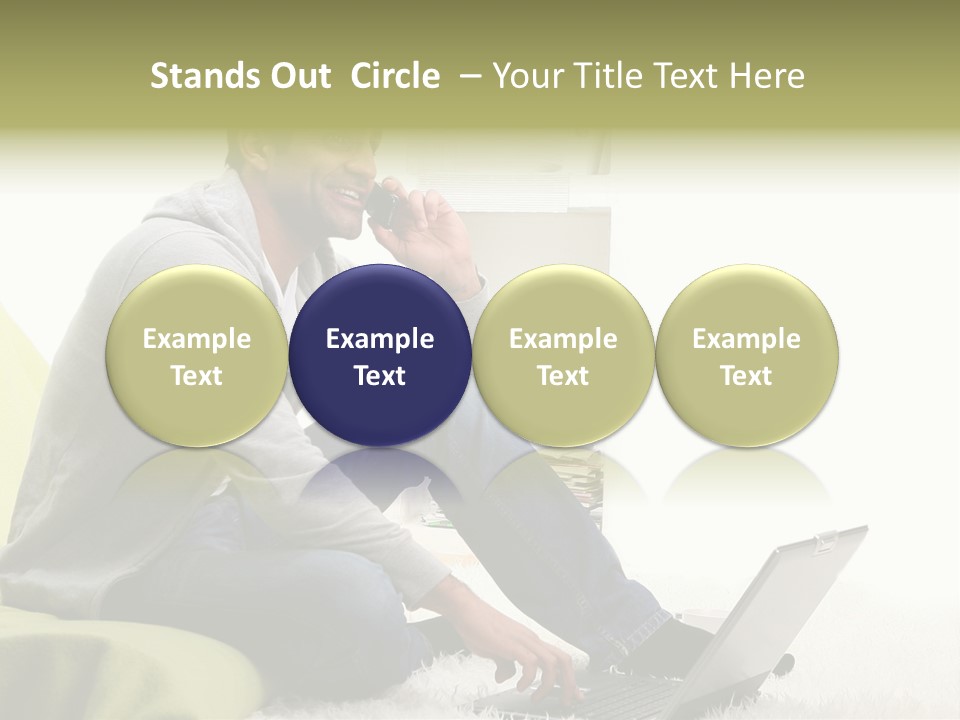 Smile Length Communication PowerPoint Template