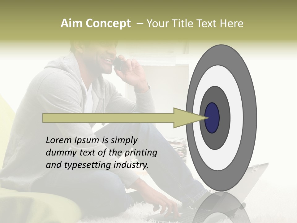 Smile Length Communication PowerPoint Template