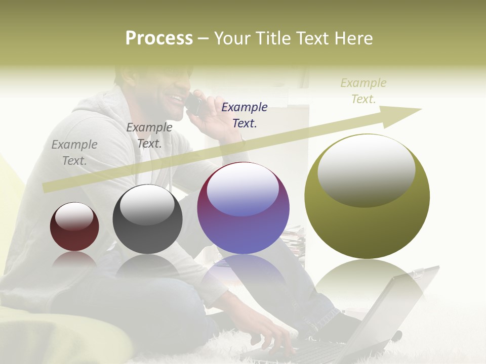 Smile Length Communication PowerPoint Template