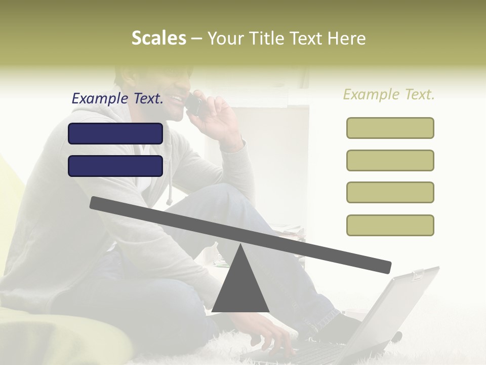 Smile Length Communication PowerPoint Template