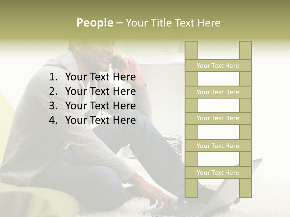Smile Length Communication PowerPoint Template