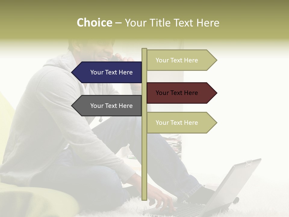 Smile Length Communication PowerPoint Template