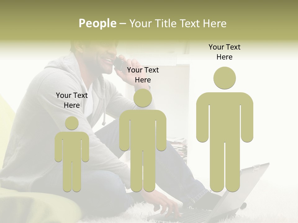 Smile Length Communication PowerPoint Template