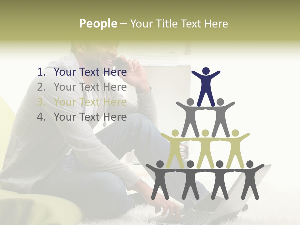 Smile Length Communication PowerPoint Template