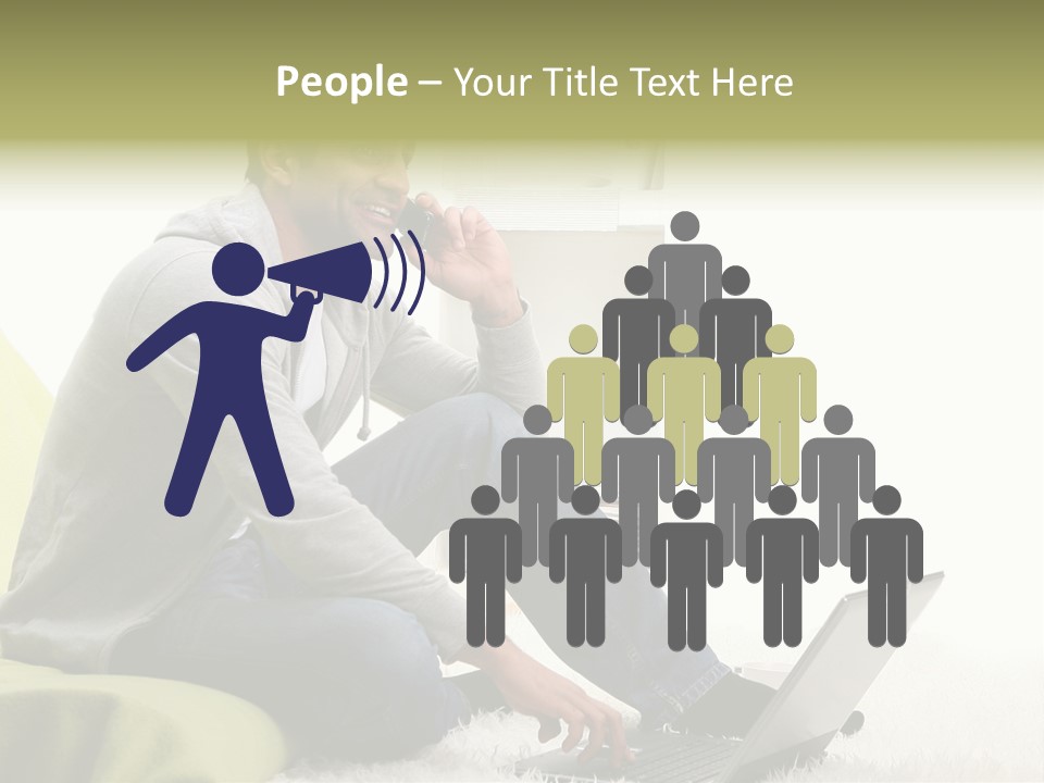 Smile Length Communication PowerPoint Template