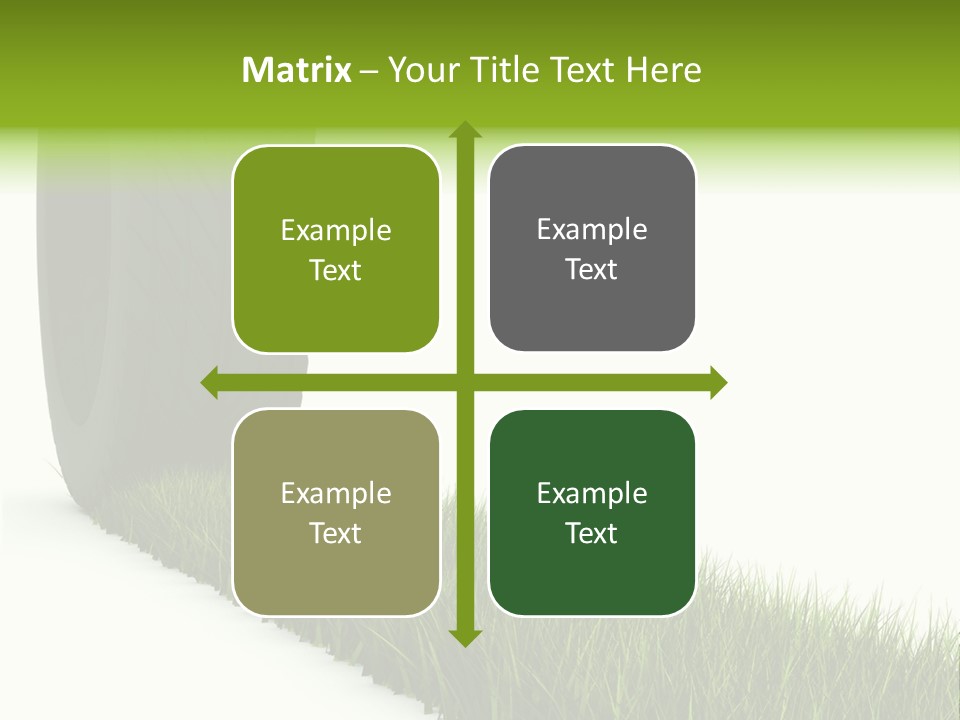 Automobile White Bio PowerPoint Template