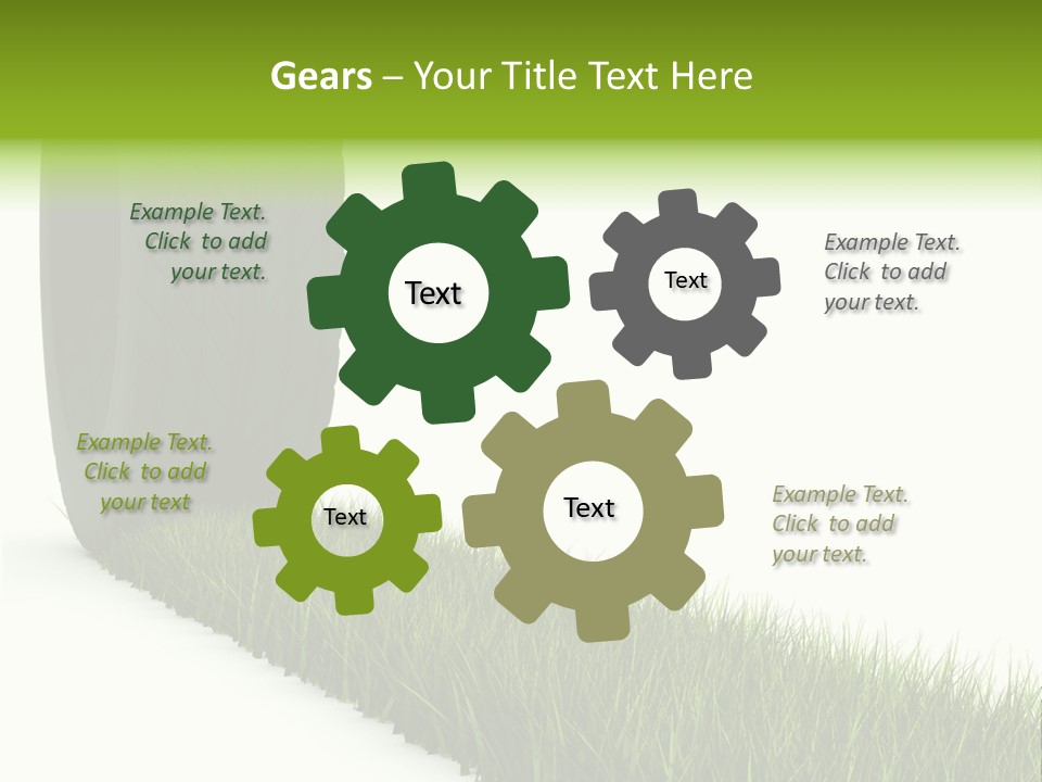 Automobile White Bio PowerPoint Template