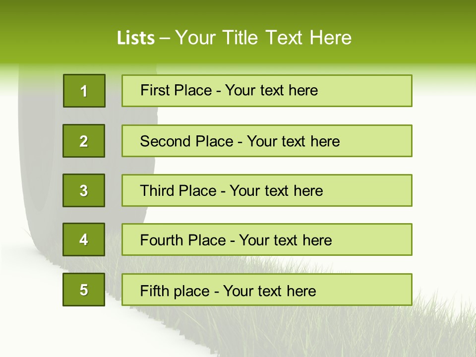 Automobile White Bio PowerPoint Template