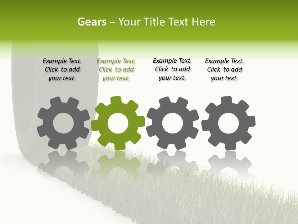 Automobile White Bio PowerPoint Template