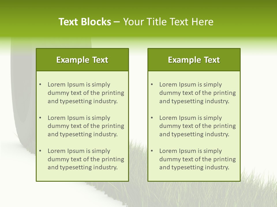 Automobile White Bio PowerPoint Template