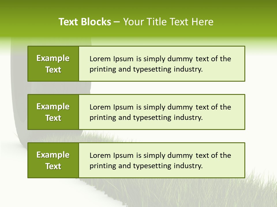 Automobile White Bio PowerPoint Template
