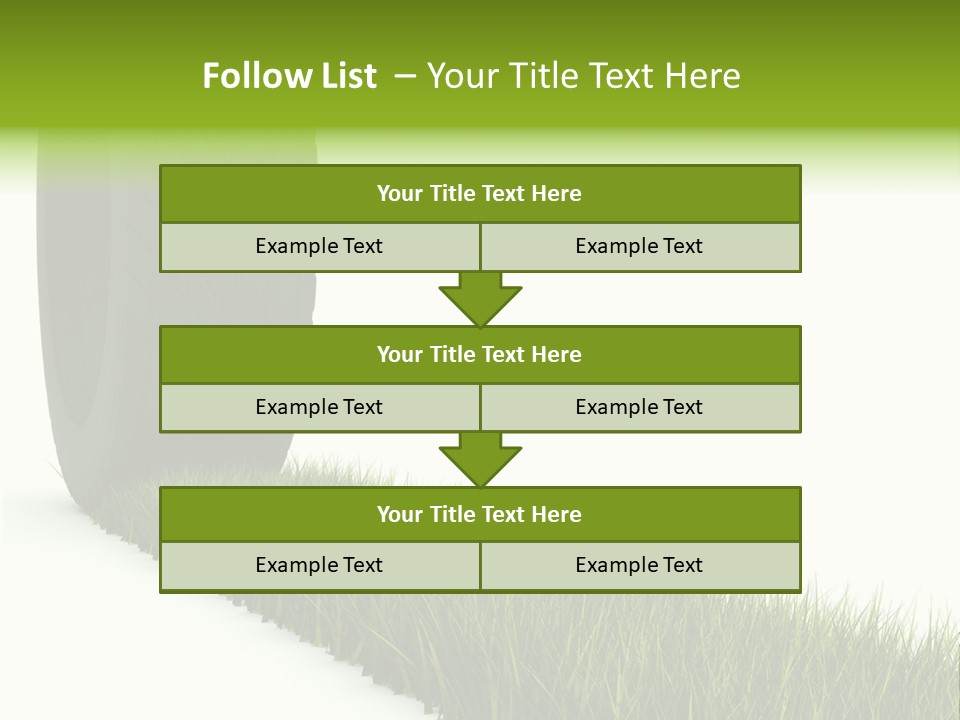 Automobile White Bio PowerPoint Template