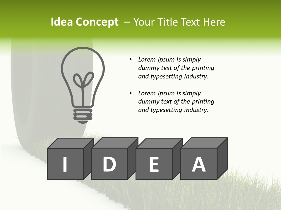 Automobile White Bio PowerPoint Template