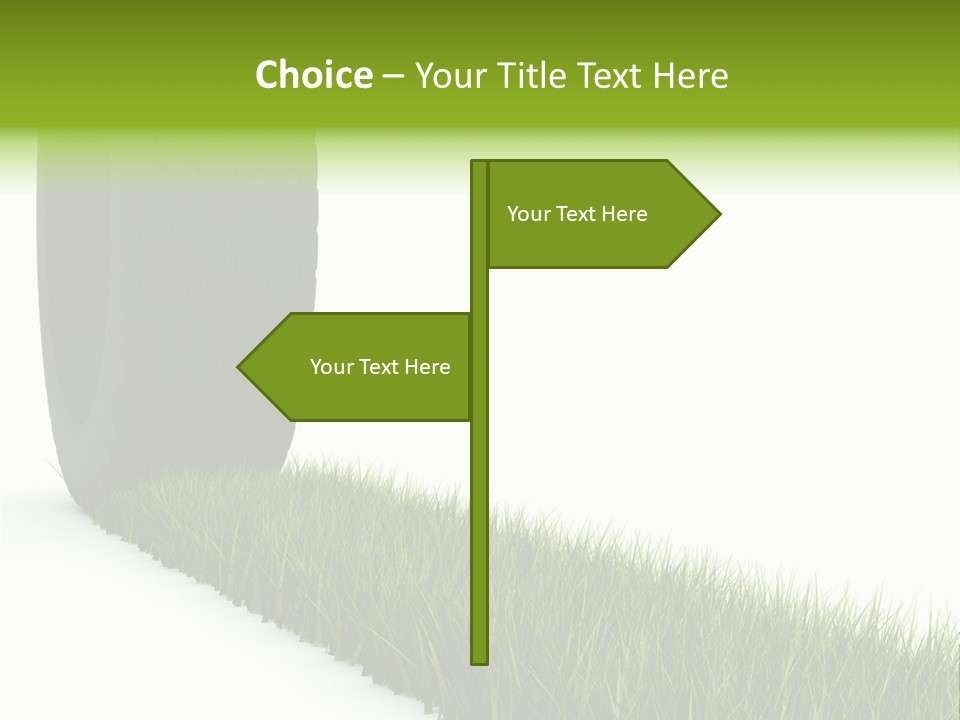 Automobile White Bio PowerPoint Template