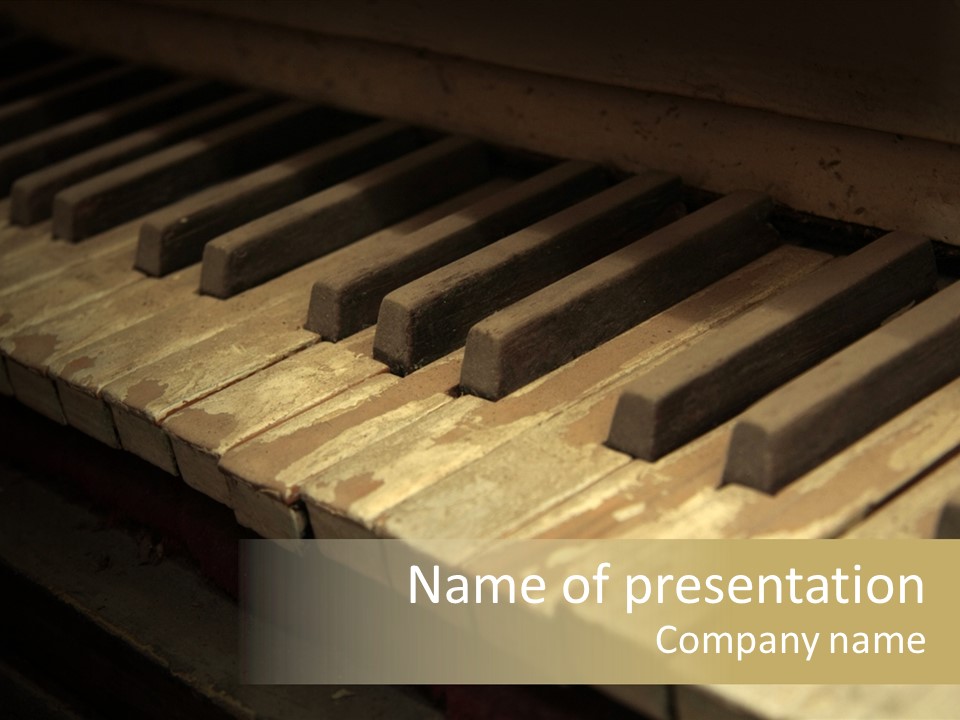 Instrument Music Key PowerPoint Template