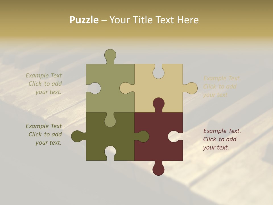 Instrument Music Key PowerPoint Template