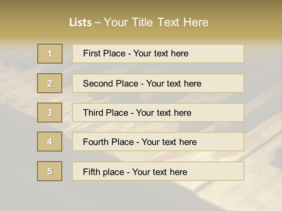 Instrument Music Key PowerPoint Template