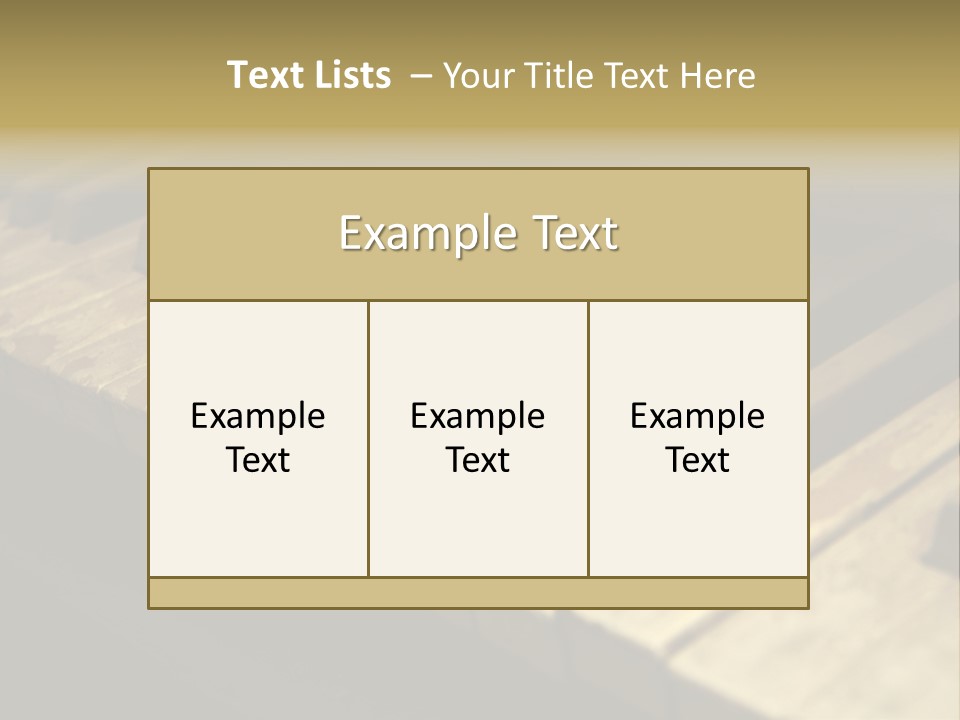 Instrument Music Key PowerPoint Template