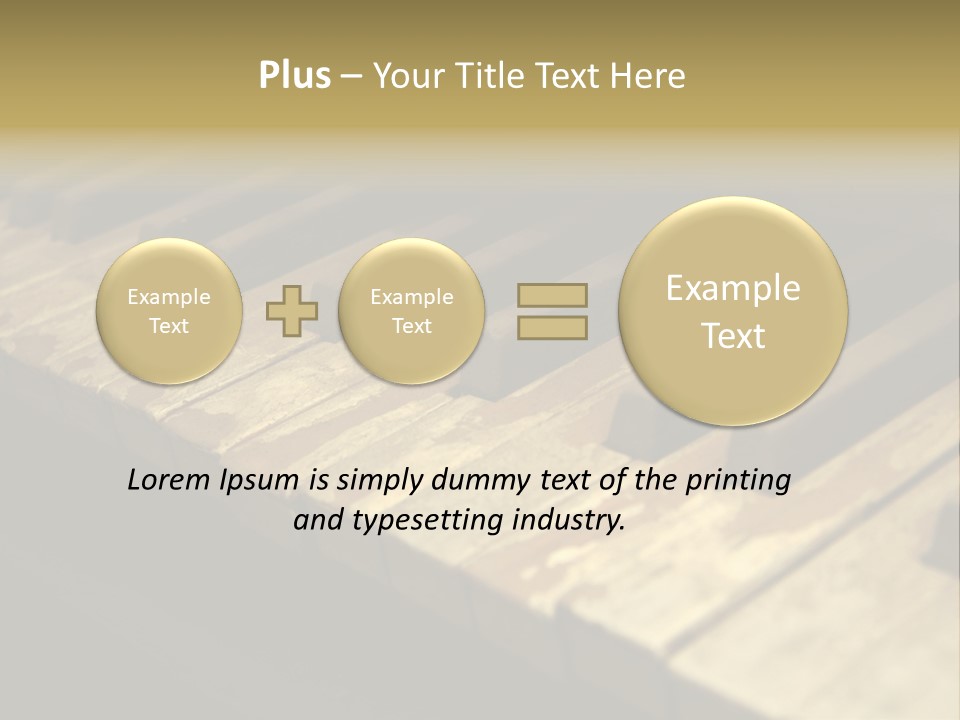 Instrument Music Key PowerPoint Template