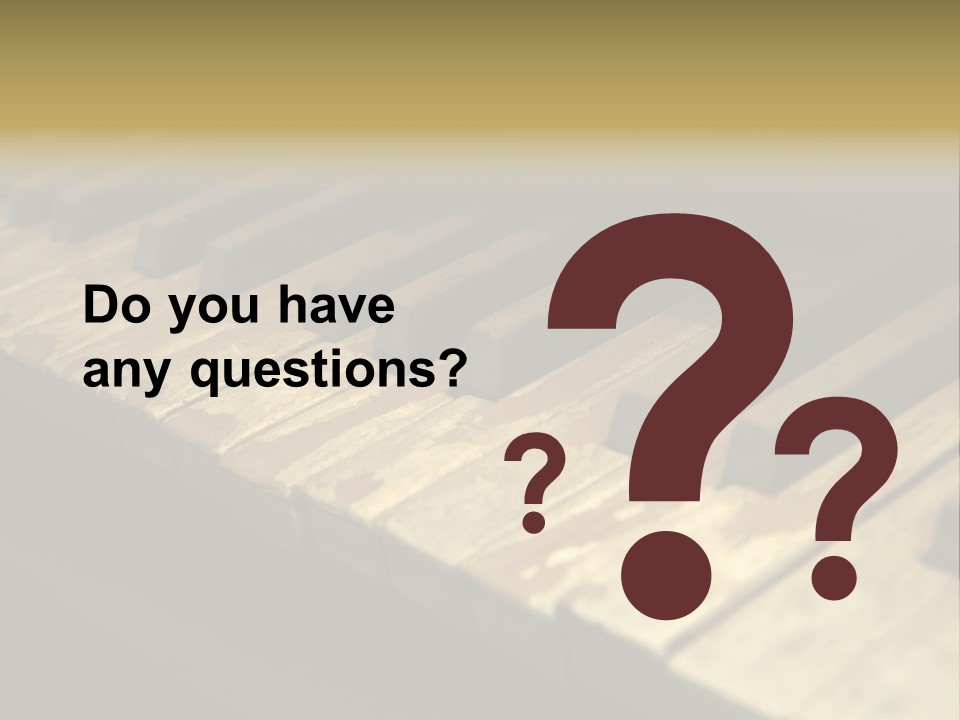 Instrument Music Key PowerPoint Template