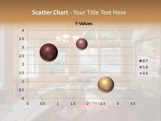 A Table With A Glass Top In Front Of A Window PowerPoint Template