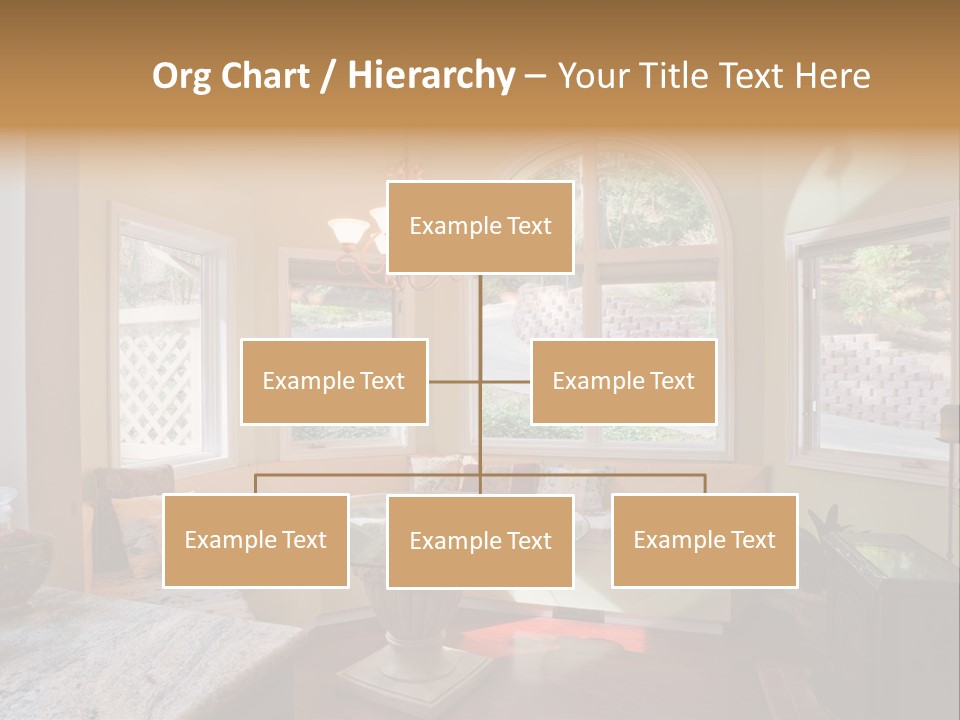 A Table With A Glass Top In Front Of A Window PowerPoint Template