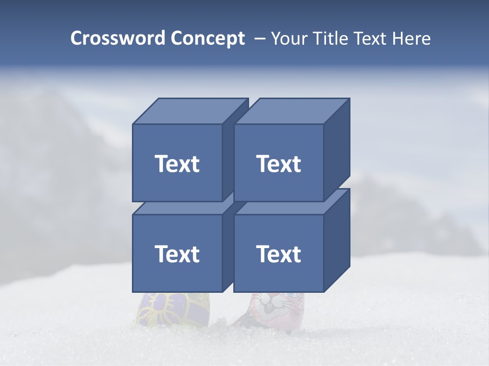 Snow Mountains Party PowerPoint Template