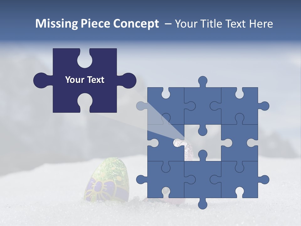 Snow Mountains Party PowerPoint Template