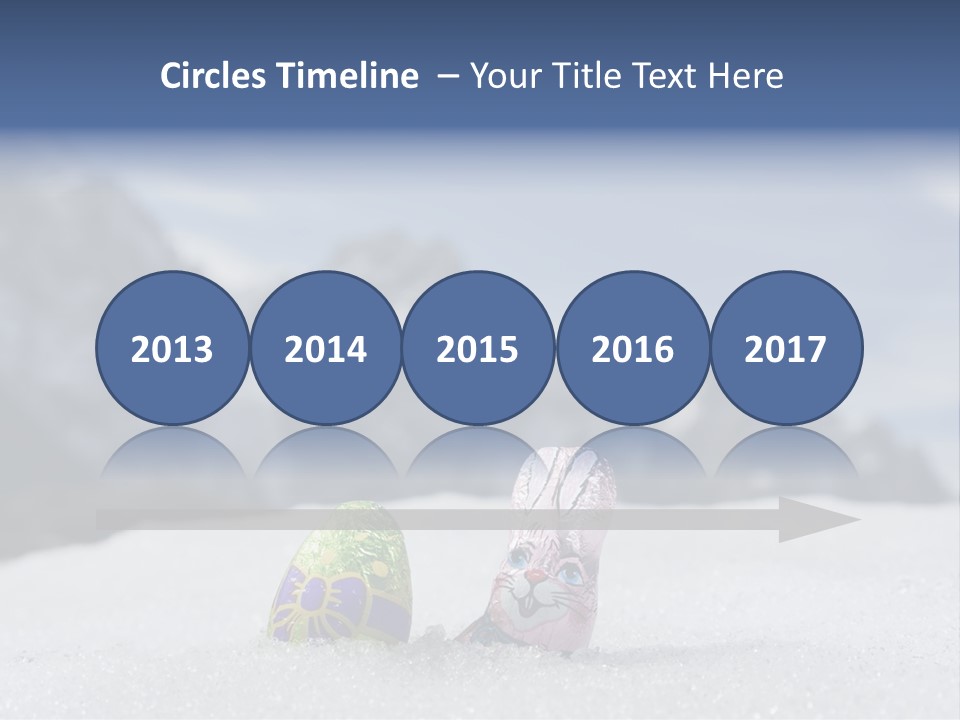 Snow Mountains Party PowerPoint Template