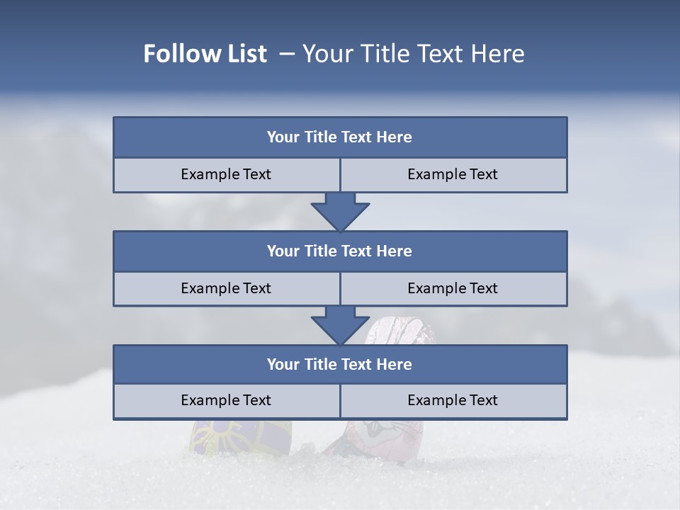 Snow Mountains Party PowerPoint Template
