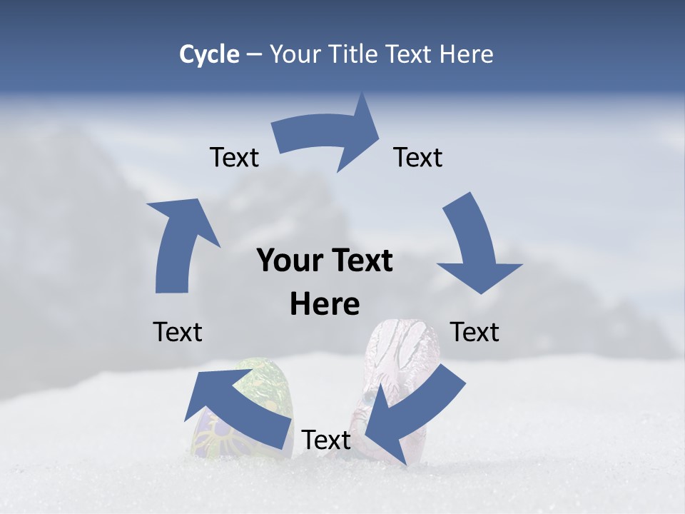 Snow Mountains Party PowerPoint Template