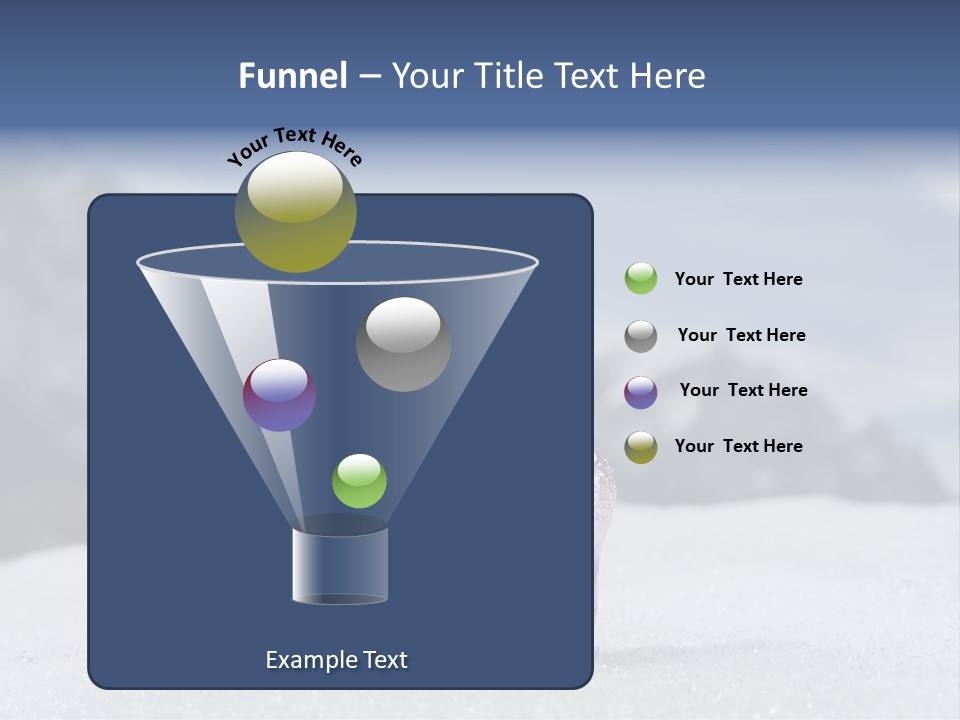 Snow Mountains Party PowerPoint Template