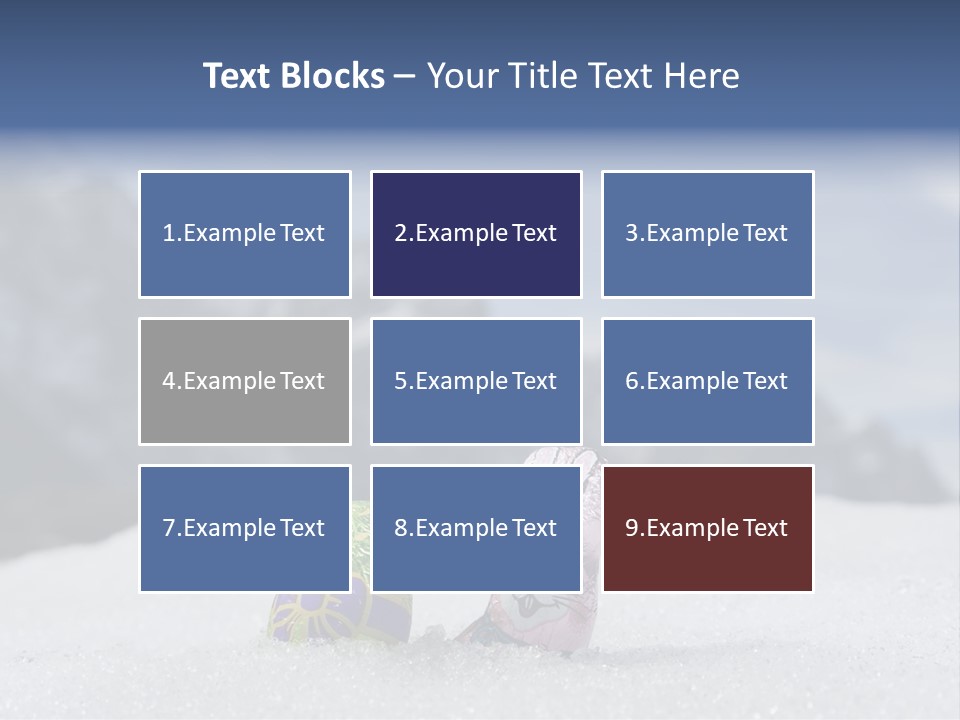 Snow Mountains Party PowerPoint Template