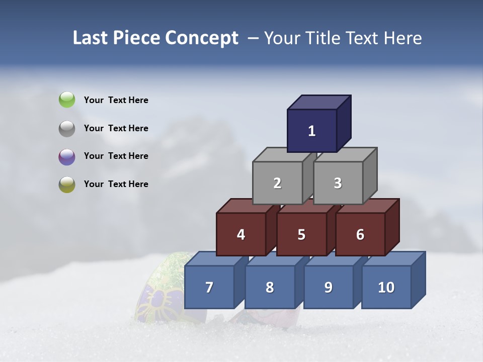 Snow Mountains Party PowerPoint Template