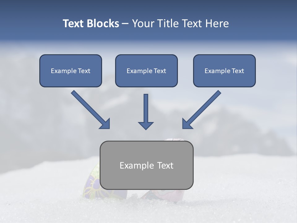 Snow Mountains Party PowerPoint Template