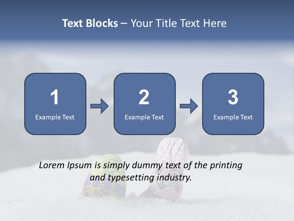 Snow Mountains Party PowerPoint Template