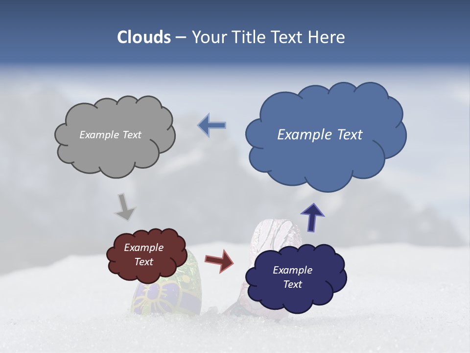 Snow Mountains Party PowerPoint Template