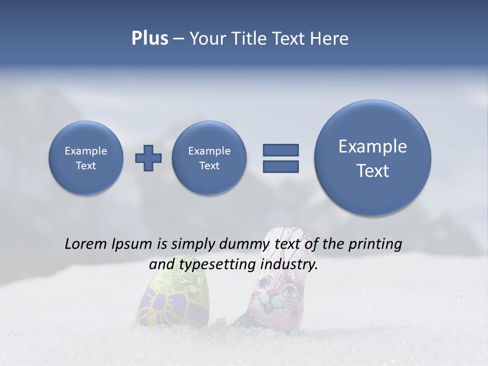 Snow Mountains Party PowerPoint Template